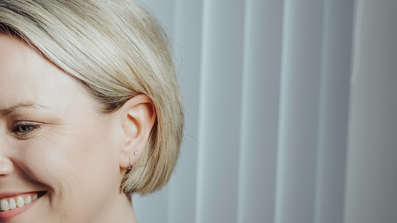 Photo of side view of face